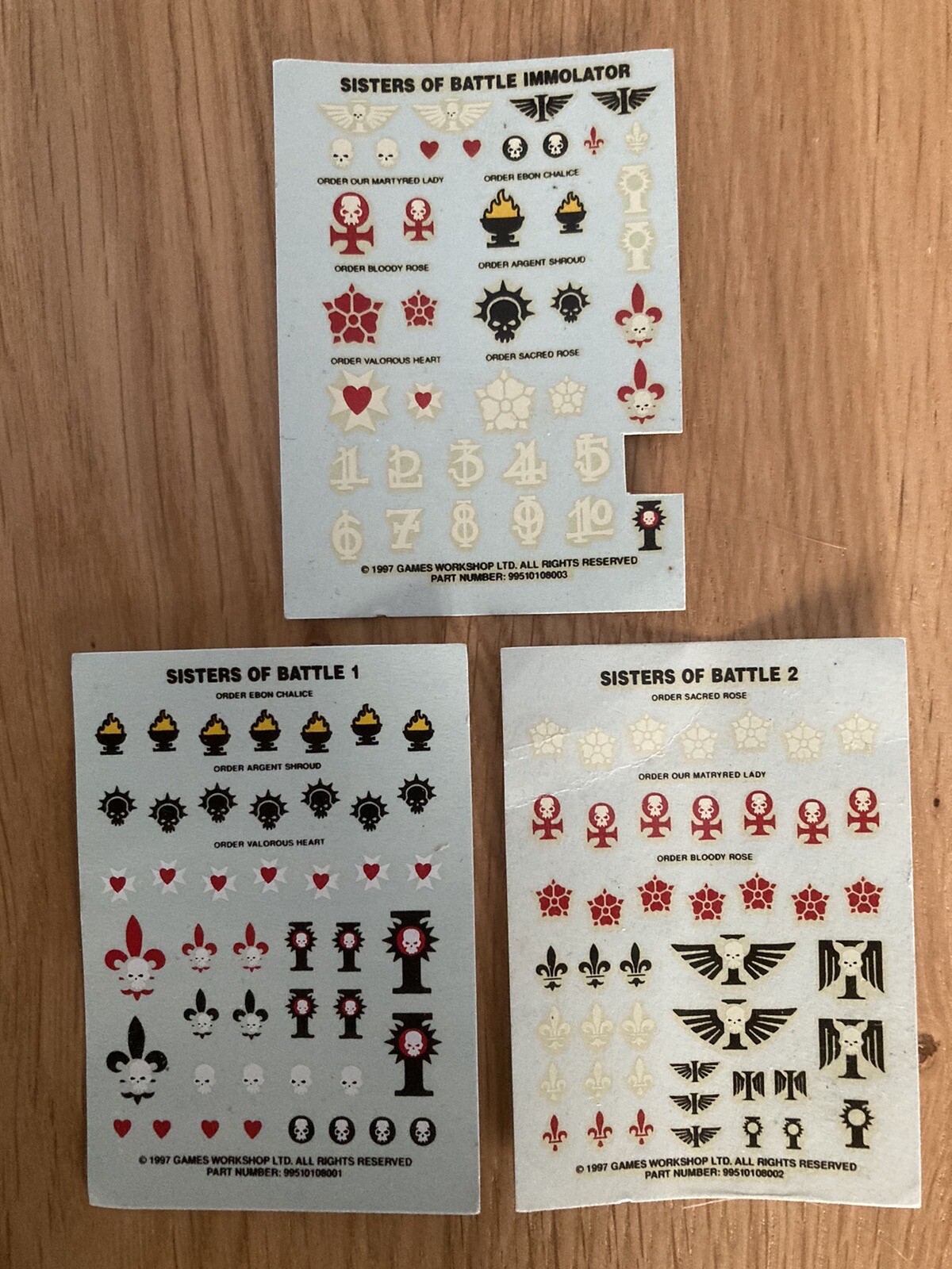 Sisters of Battle Witch Hunters Transfer Sheets Inquisition Inquisitor