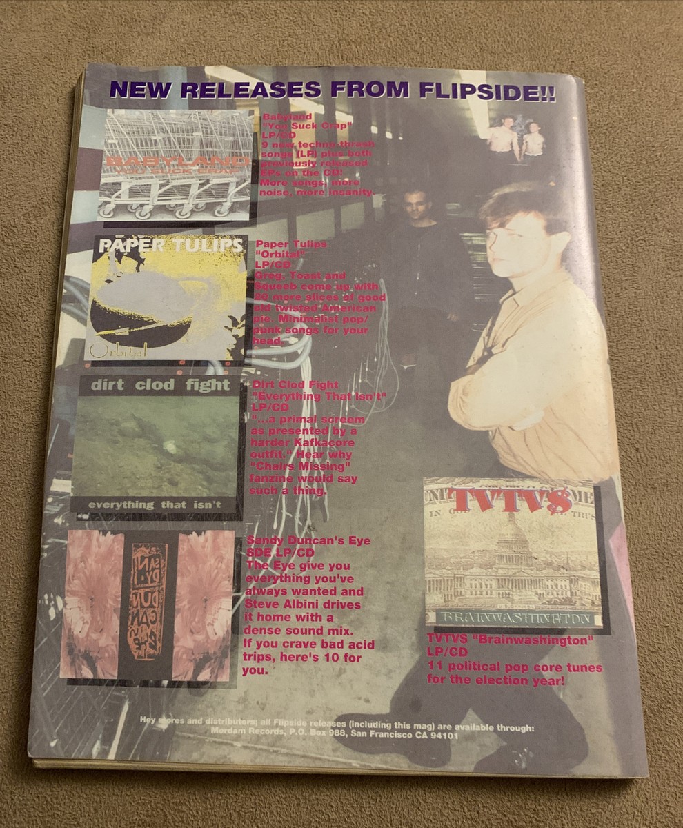 Flipside Magazine # 79 Jul/Aug 1992 Babyland GG Allin