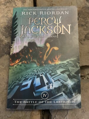 Percy Jackson And The Olympians IV. The Battle Of The Labyrinth Paperback Novel.