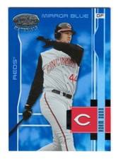Adam Dunn /50 2003 Leaf Certified Materials Mirror Blue #43 Baseball Card