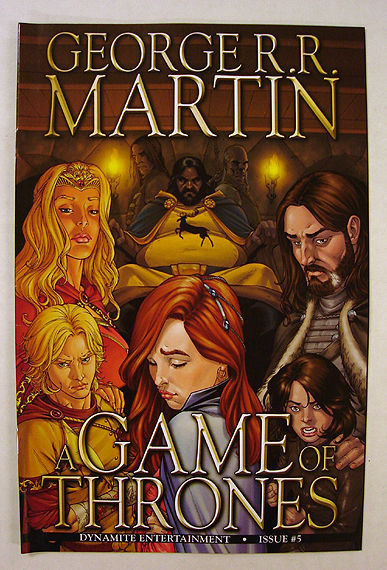 GEORGE R R MARTIN ~ A GAME OF THRONES # 5 Comic Book ~ 1st Printing HBO Dynamite-image