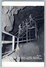 Spring Valley Wisconsin WI Postcard RPPC Photo Crystal Lake Dome c1940's Vintage