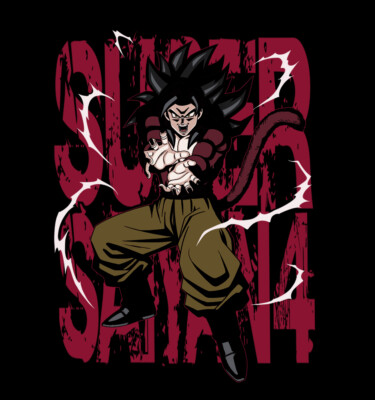 Dragon Ball GT Super Saiyan 4 Son Goku T-shirts Japan limmited New