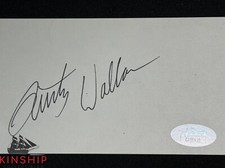 Rusty Wallace signed 3x5 Index Card JSA COA NASCAR Auto I37