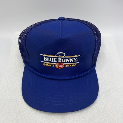 Vintage Wells  Blue Bunny Dairy Ice Cream SnapBack Rope Hat