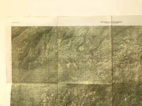 Vietnam War 1965 Combat Room Map Kien Duc - Quang Duc Pro 6433 II S - L8020 - Picture 2 of 11