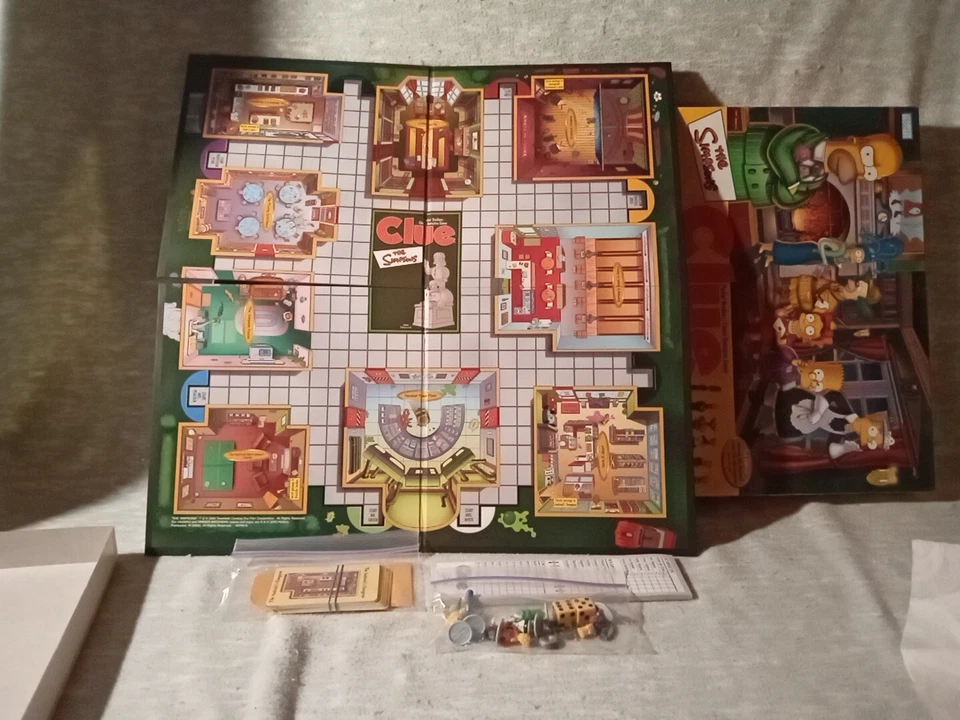 Hasbro (40766) The Simpsons Classic Detective CLUE Game - Multicolor #ucb8 - Image 2 of 3