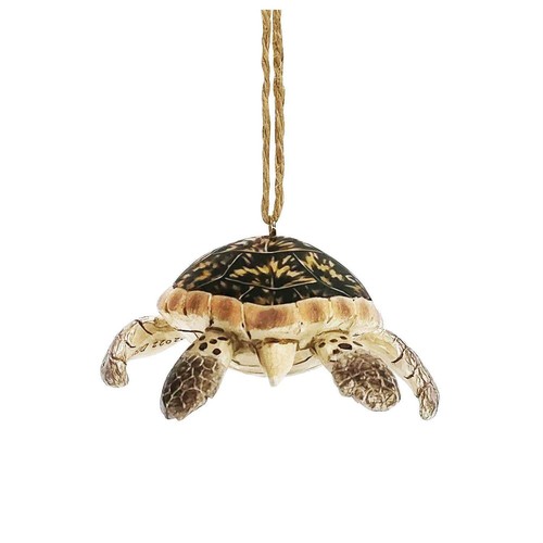 Jim Shore Hawksbill Sea Turtle Ornament 6012813 New 2024 - Picture 4 of 4