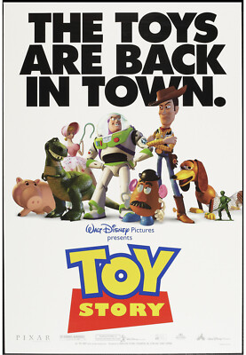 トイストーリー 映画ポスター UK版 ROLLED 1995年公開 正規品 TOY STORY original 1995 ROLLED one sheet movie poster DOUBLE SIDED