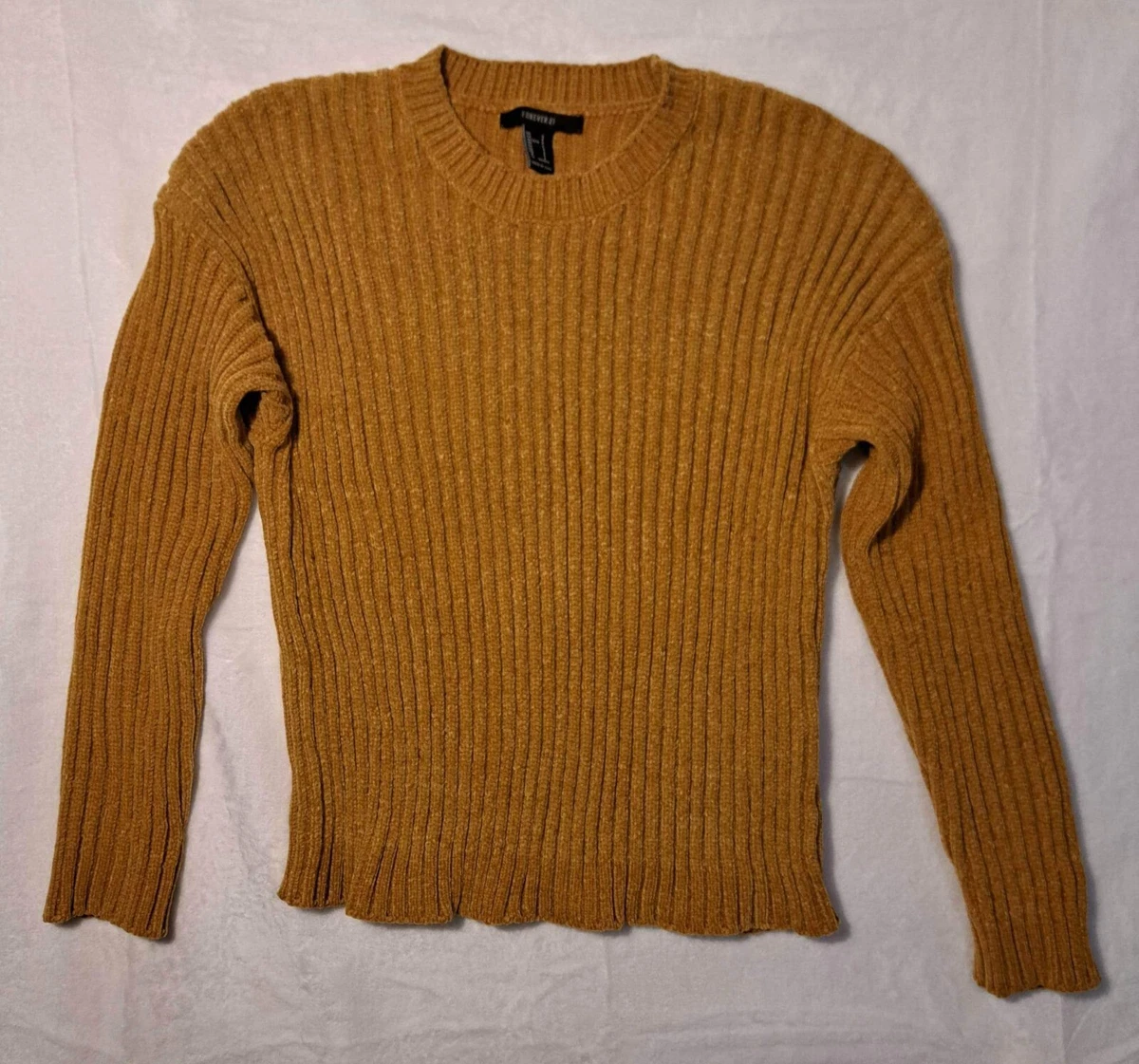 Forever 21 mustard clearance sweater