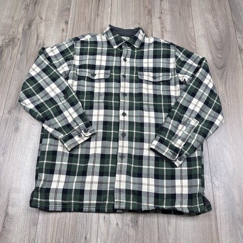 LL Bean Flannel Fleece Lined Shirt 