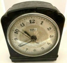 Vintage PARIS ALARM Made In USA Clock Used