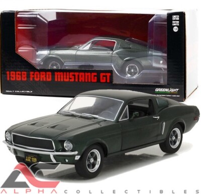 GREENLIGHT 84038 1:24 1968 FORD MUSTANG GT (HIGHLAND GREEN METALLIC)