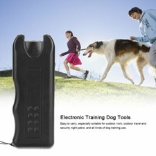 Antiabbaio A Ultrasuoni Portatile Per Cani | Frequenza Variabile 23-40 KHz + Torcia, Raggio 8 M – Nero