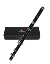 AAR Irish Professional Scottish Marching Bb Flute with 5 Keys Black Hard Case 