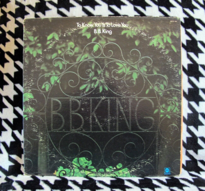 ビビキング ページ B.B. King : To Know Is To Love You 1973 Blues Rock LP Vinyl Record