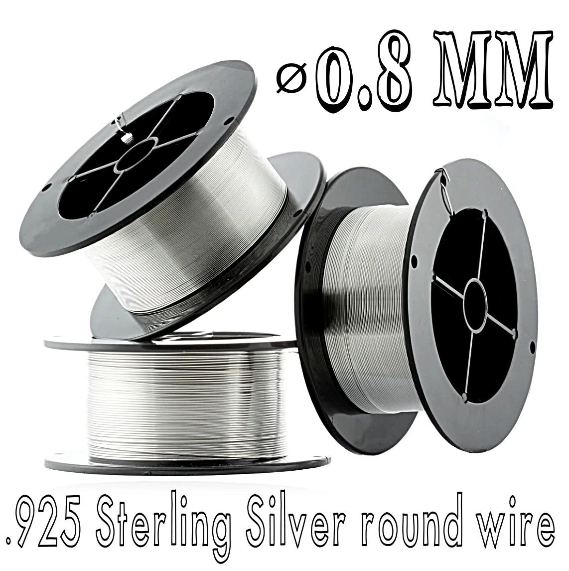 Sterling silver shop round wire