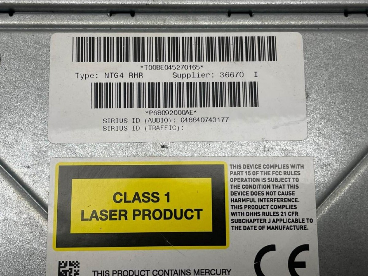 2009-12 Dodge RAM Radio RHR MYGIG Navigation P68092000AC for sale
