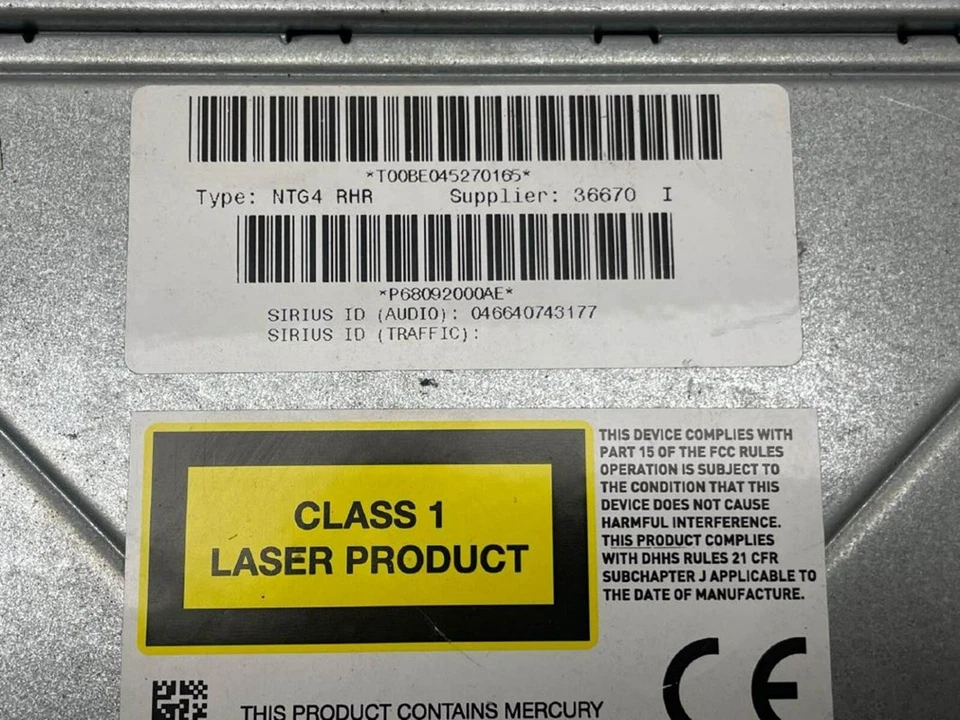 Receptor DVD player rádio Dodge Ram 1500 2500 2011-2012 com identificação de navegação RHR - Imagem 3 de 4