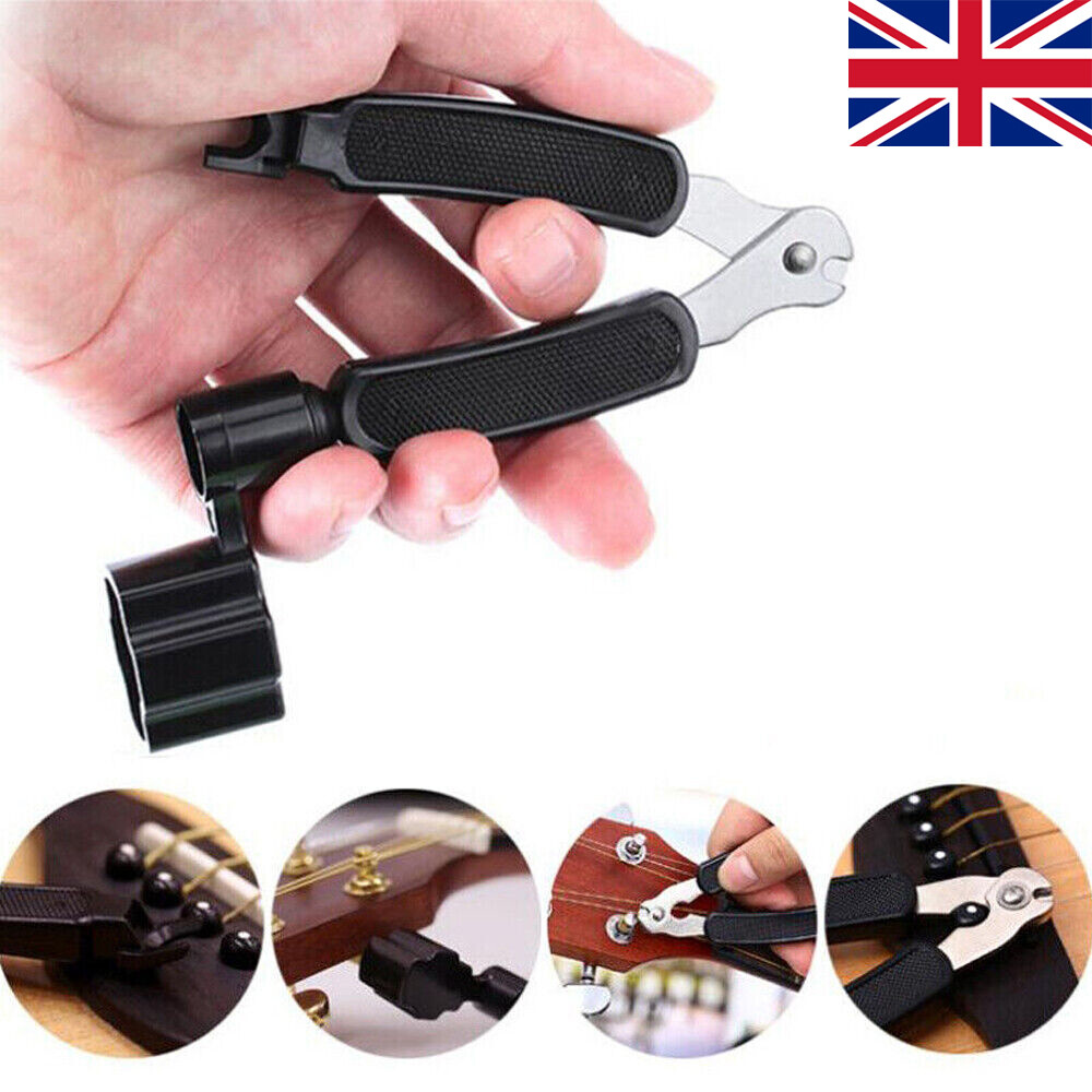3in1 Guitar Restringing Tool String Winder String Cutter Peg
