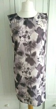 Next Tailoring Grey Size 10 Smart Ladies Floral Dress