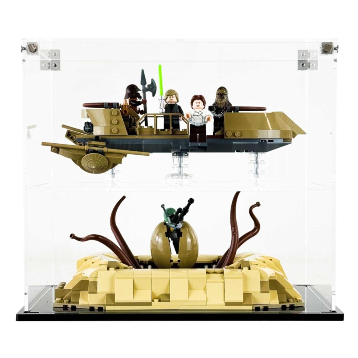 Display Case for LEGO® 75396 Star Wars Desert Skiff & Sarlacc Pit