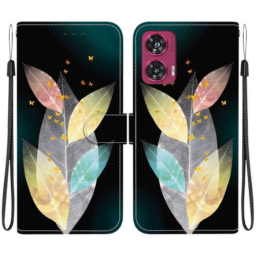 For Motorola Moto Edge 50 Fusion MOTO G Powe 2024 Leather Flip Wallet Case Cover - Picture 19 of 32