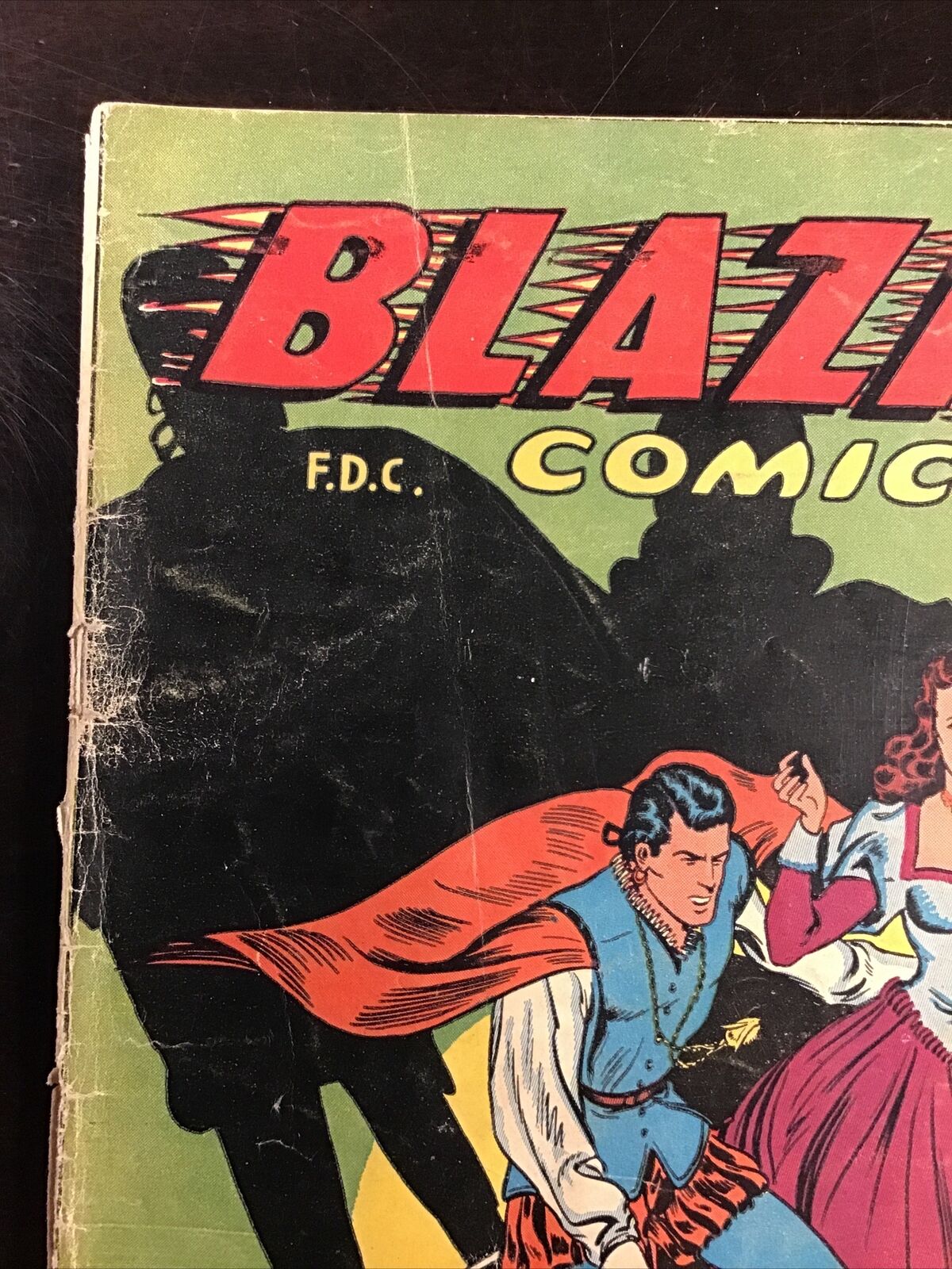 Blazing Comics #5 Golden Age 1945- Cloak and Dagger Insert- Pre Code!