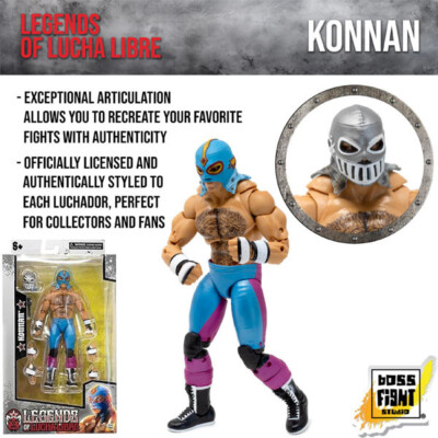 Boss Fight Studio Legends of Lucha Libre Konnan Premium
