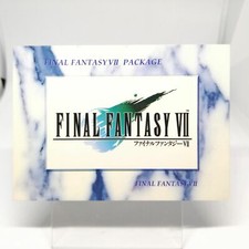 055 FinalFantasy ? PACKAGE FINAL FANTASY ? 7 Art Museum Card 1ST SQUARE ENIX