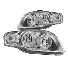 Halogen Scheinwerfer Set für Audi A4 (8EC, B7) Bj. 11.04-06.08 H7/H7 mit Motor