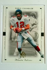 #5 Chris Chandlers 1999 SP Authentic NFL Football Atlanta Falcons Upper Deck UD