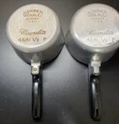 WAGNER WARE SIDNEY O MAGNALITE POT PAN Pair of  2 ~ 1 QT each~ 4681 1/2