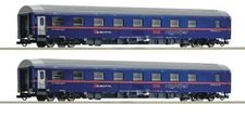 Roco OBB Night Jet Passenger Car Set 6200021 HO Scale Dc