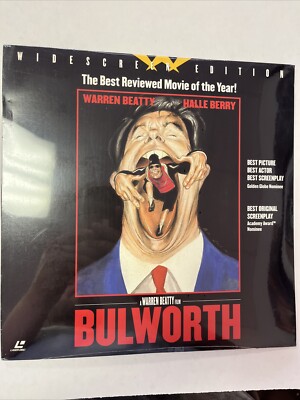 Bulworth Laserdisc Widescreen Edition Warren Beatty Halle Berry 1999 NEW-SEALED