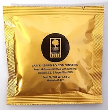 160 KAFFEE E.S.E. pads  44mm Italien Espresso Kaffee mit Ginseng