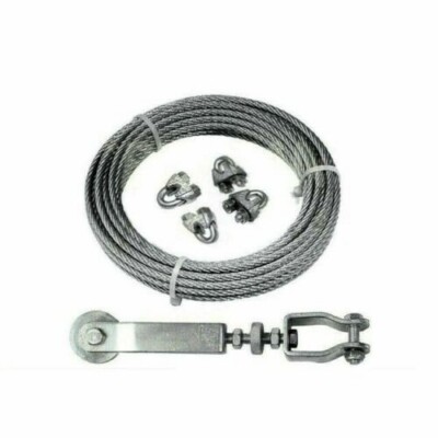 Trailer Galvanised 8m Brake Cable Kit Brake Adjuster Clips Rope Kit ...