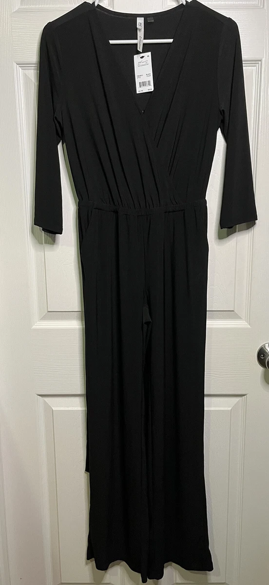 Ny collection best sale petite belted jumpsuit