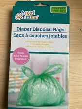 Diaper Disposal Bags Angel of Mine Plastic Diaper Disposal Bags 75ct