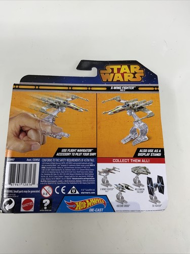 Star Wars Hot Wheels Diecast X-Wing Fighter Red 5 Mattel CGW67 - Picture 7 of 12
