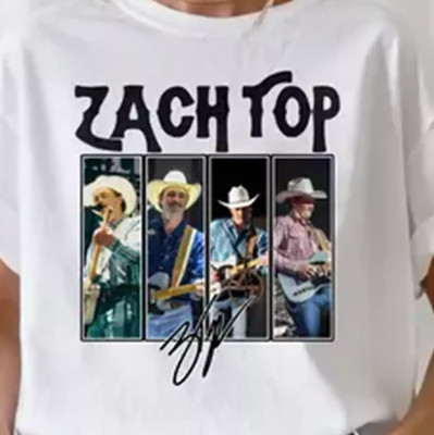 Must-Have Zach Top signed white T-shirt unisex All sizes JN2324