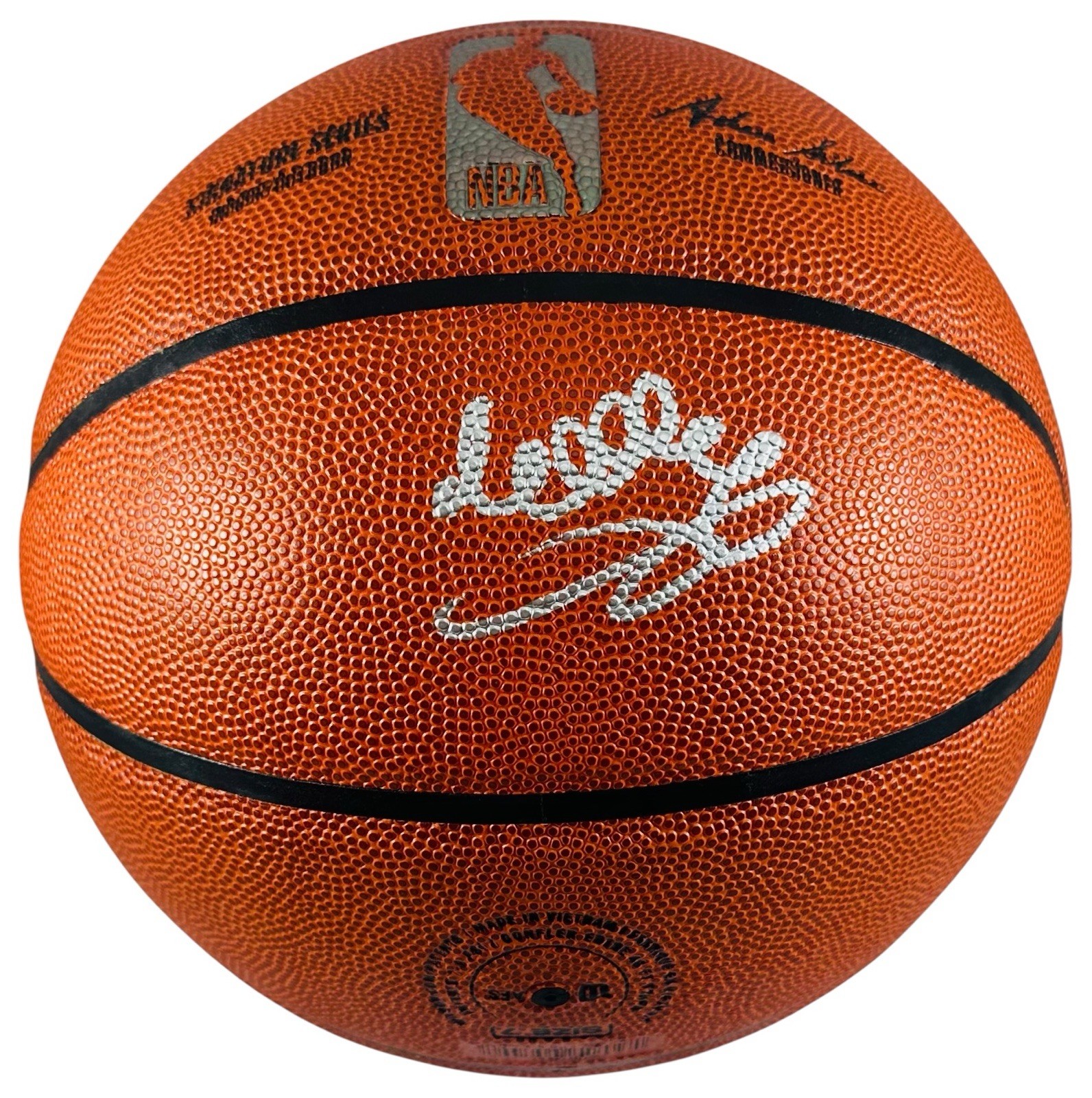 Liam McNeeley Autographed Signed Charlotte Hornets Wilson NBA Basketball UConn Huskies + BAS 