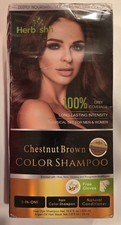 HERBISHH HERBAL HAIR COLOR SHAMPOO HERBAL HAIR COLOR DYE - CHESTNUT BROWN