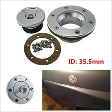 Billet Aluminum Aircraft Style Fuel Cell Gas Cap With 6 Hole Anodized Universal