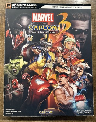 Marvel Vs Capcom 3 Gaming Strategy Guide Fate Of Two Worlds for PS3 XBox 360