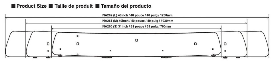 Montaje universal pequeño INA260 (se adapta a redondas, cuadradas, aerodinámicas y la mayoría de las barras de fábrica... Foto 2 de 4