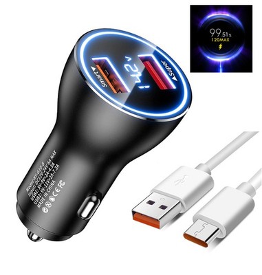 Xiaomi Mi12 12T 12 Pro 120W Turbocharge Autoladegerät Kfz Adapter mit Kabel
