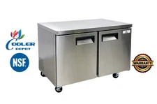 NEW 48" Commercial Undercounter Refrigerator Cooler Work Station NSF ETL
