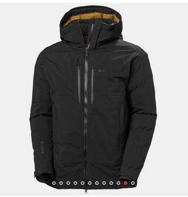 Helly Hansen Down Jacket Men S Black Lifa Prof Infinity Recco Pd. $1135 Pristine