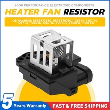 For Peugeot 207 208 301 407 508 1007 2008 Radiator Fan Motor Relay Resistor 1x